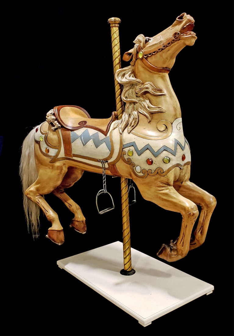 Antique c.1895 Charles Looff Circus World Carousel Horse
